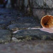 Helado de fresa