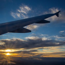 Atardecer desde el cielo por Emilio