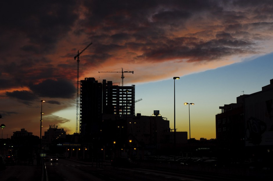 Atardecer a las torres