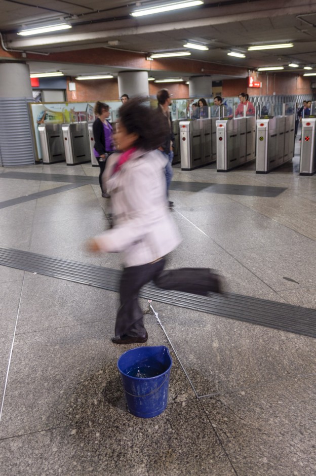 Prisas y goteras en Atocha