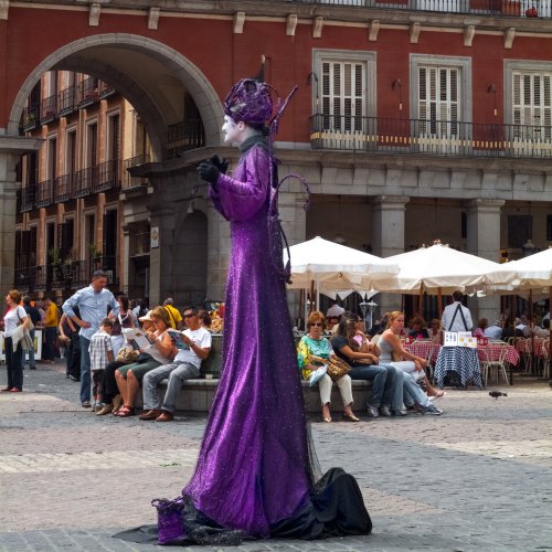En la Plaza Mayor
