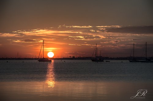 Amanecer en el Mar Menor