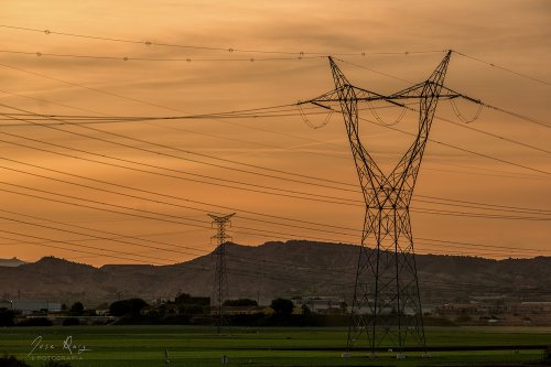 Atardecer en Sangonera la