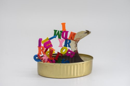 Letras en lata