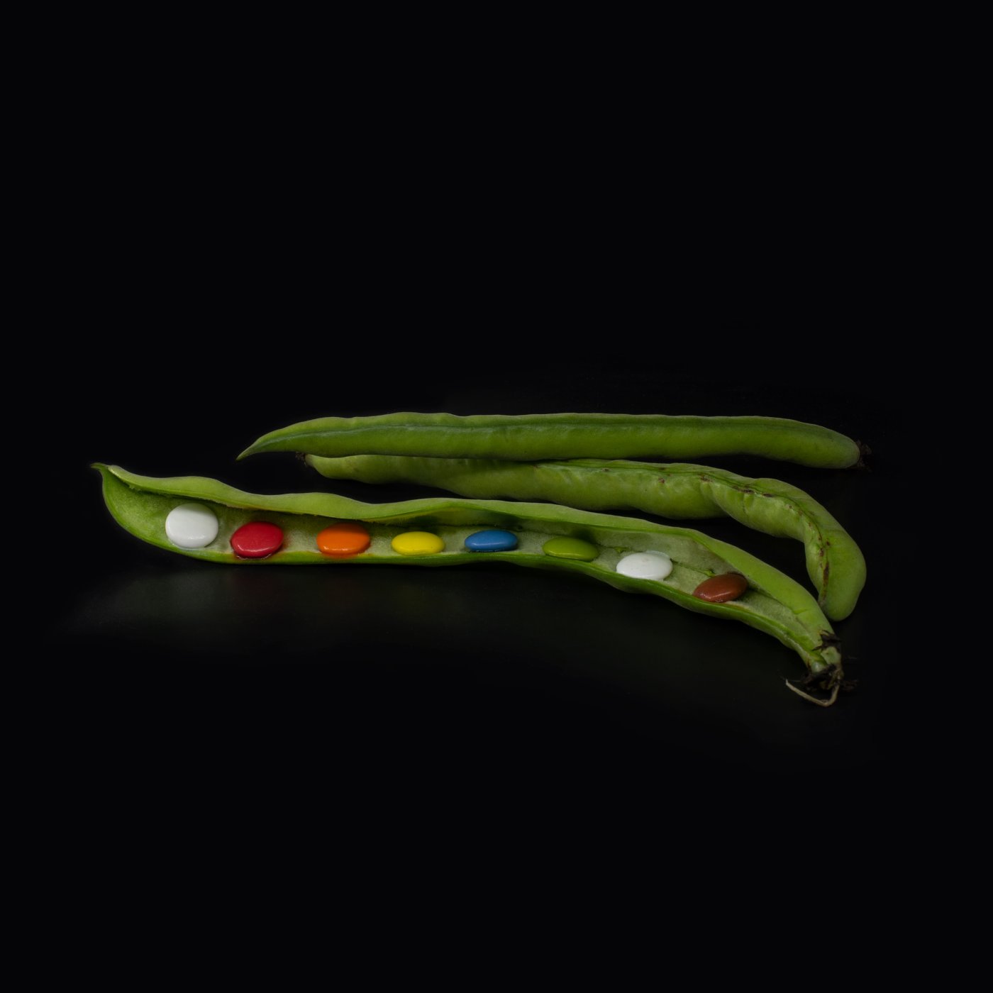 Variedad de habas murcianas para navidad