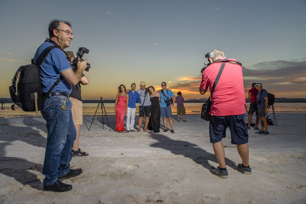 Fotógrafos y modelos