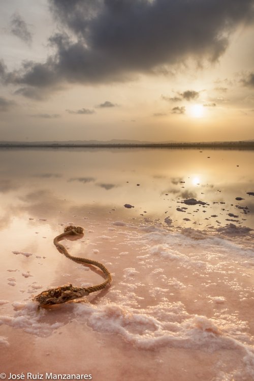 La maroma de las Salinas de Torrevieja