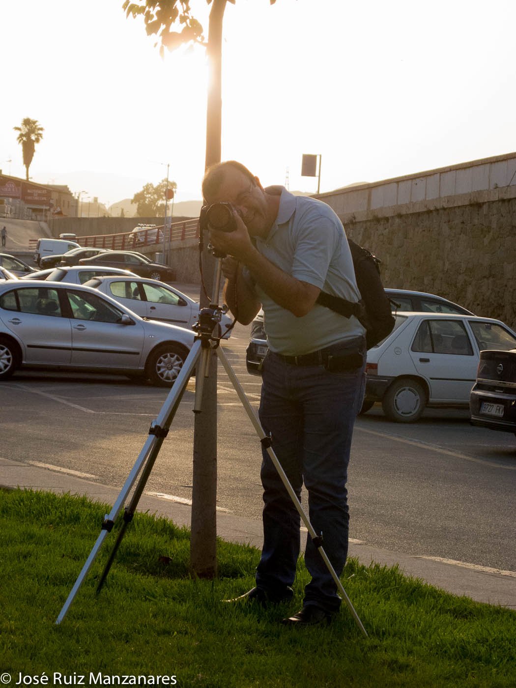 El Presi preparando los artes para la toma de la MacroKDD de Lorca